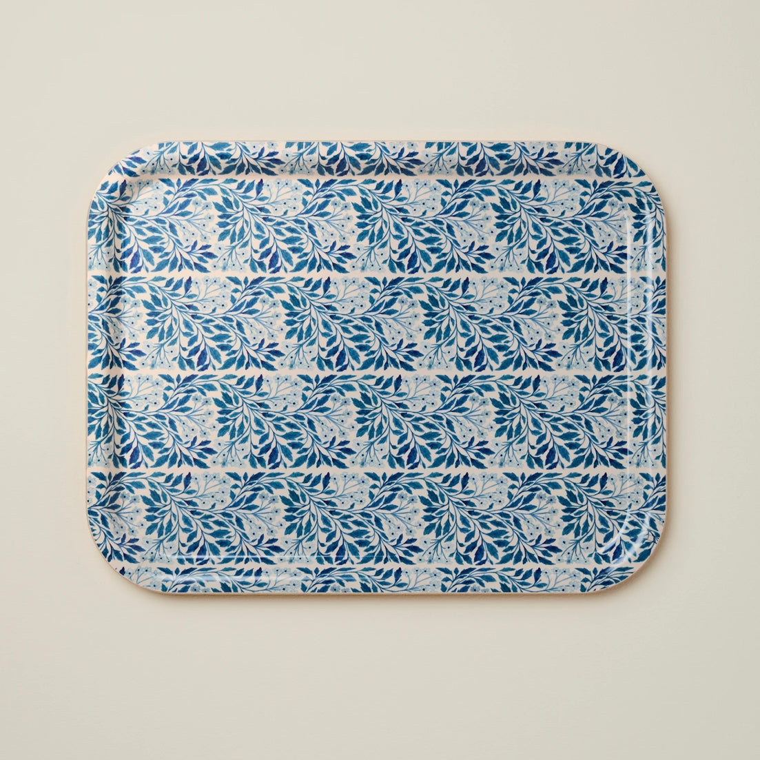 Blue Flora Tray - THE BRISTOL ARTISAN