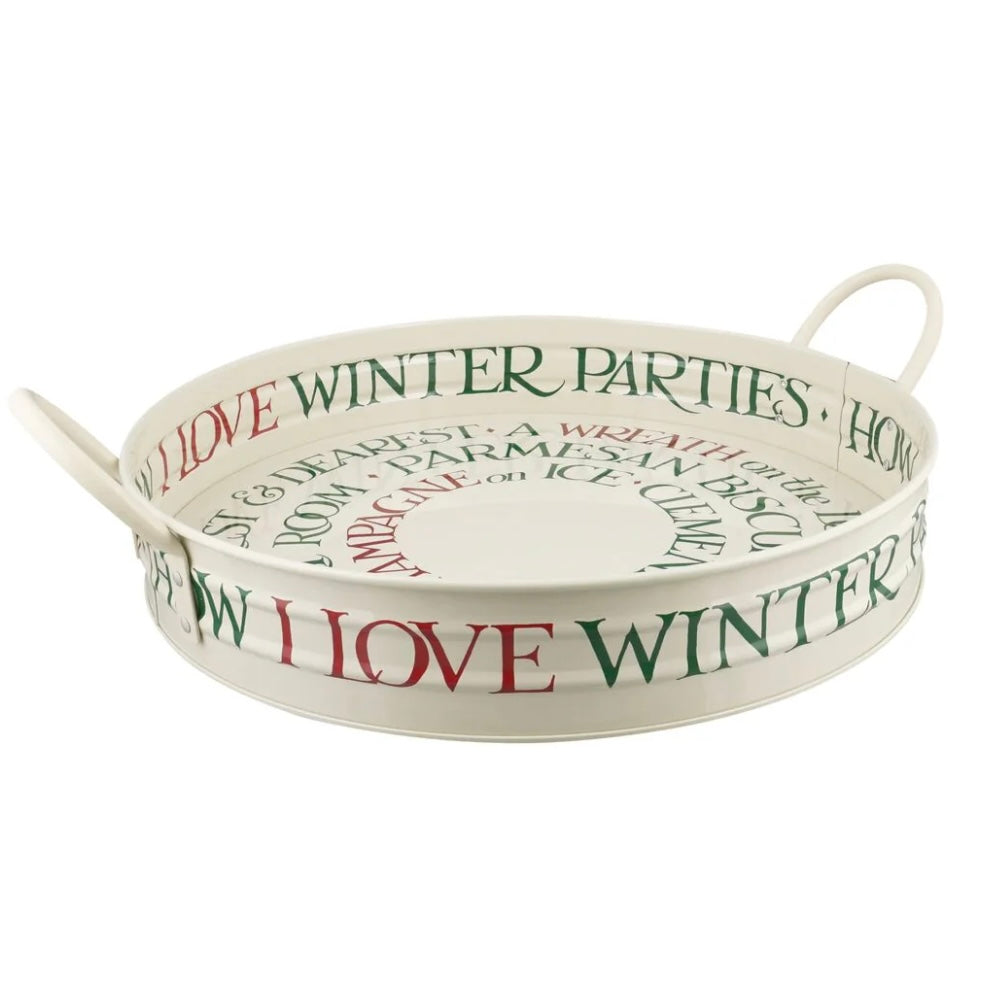 Christmas Toast Large Handle Tray - THE BRISTOL ARTISAN