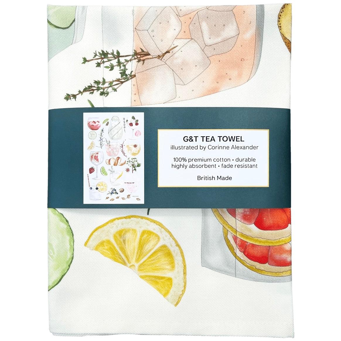 G&T Tea Towel - THE BRISTOL ARTISAN