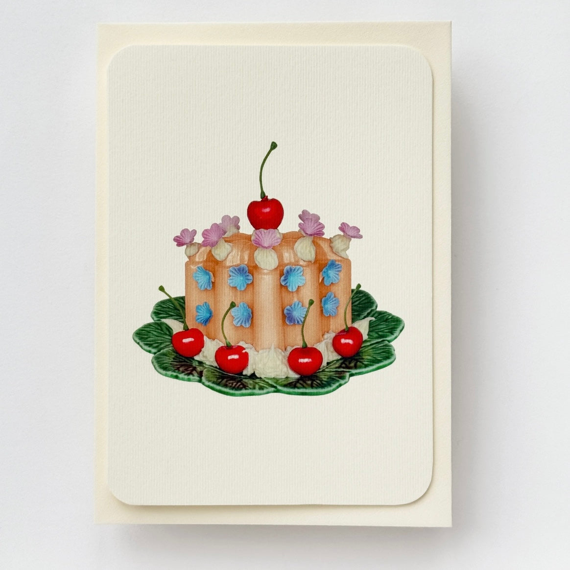 Saffron Cream Blancmange Card - THE BRISTOL ARTISAN