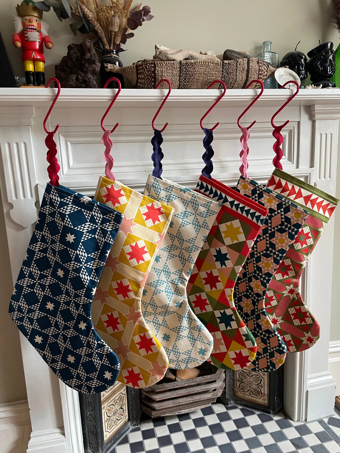 Gretel Quilt design Christmas Stocking - THE BRISTOL ARTISAN