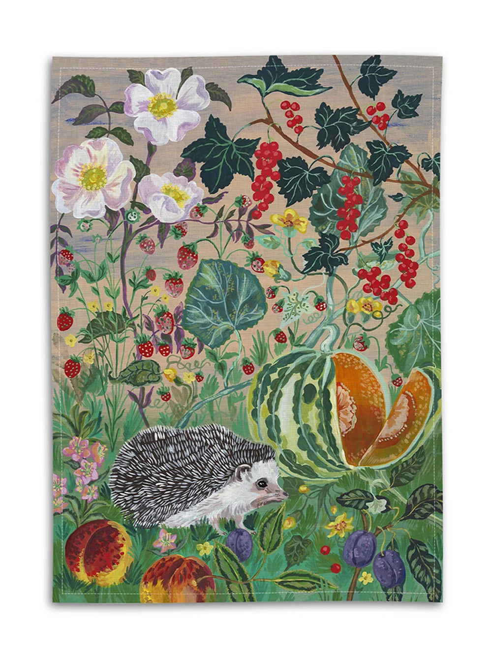 Hedgehog Linen Tea Towel - THE BRISTOL ARTISAN