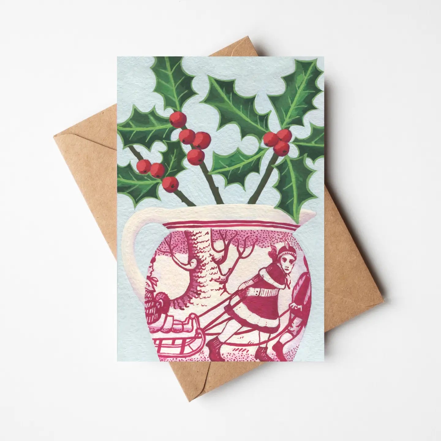 Holly card by Susie Hamilton - THE BRISTOL ARTISAN