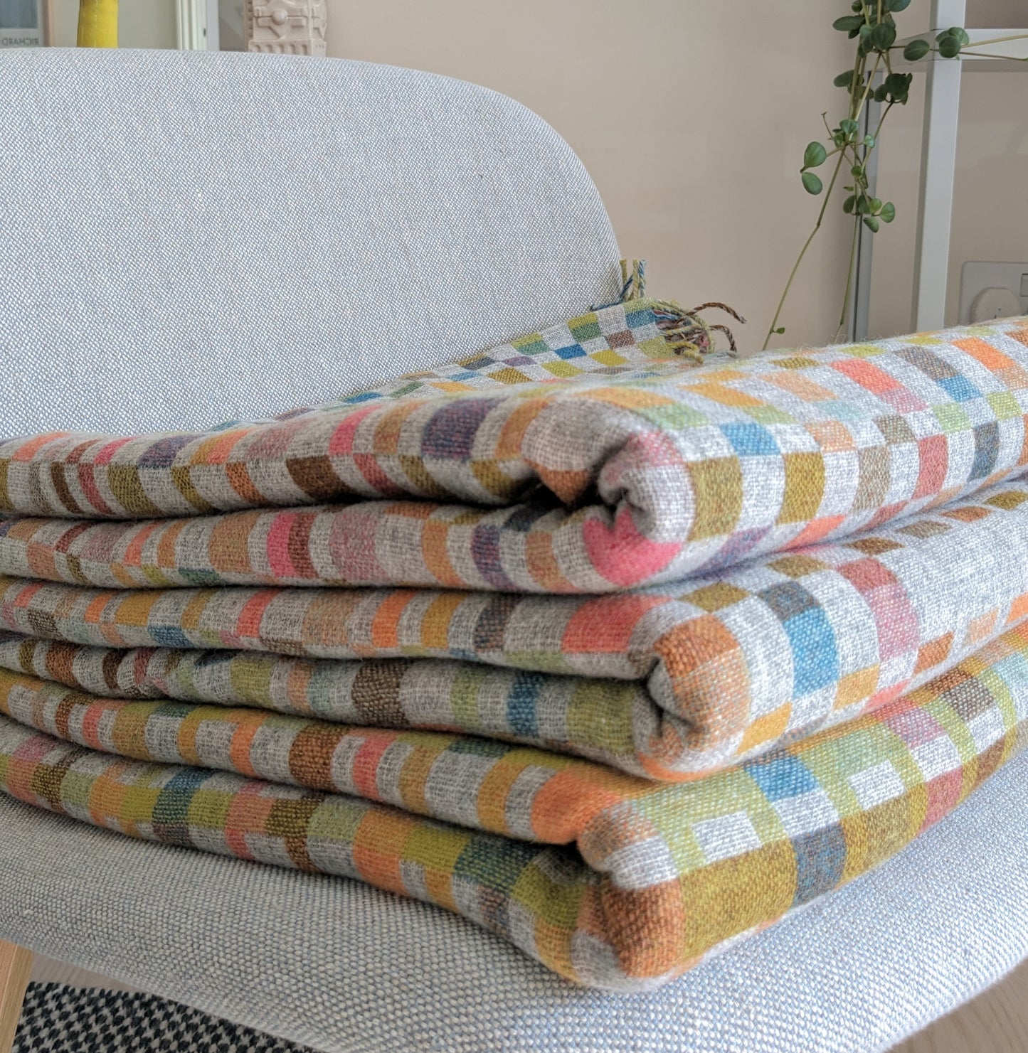 Morse Code LOVE Blanket by Holly Berry