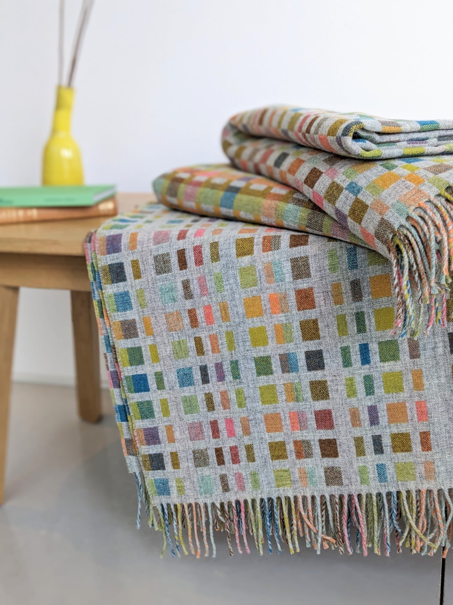 Morse Code LOVE Blanket by Holly Berry