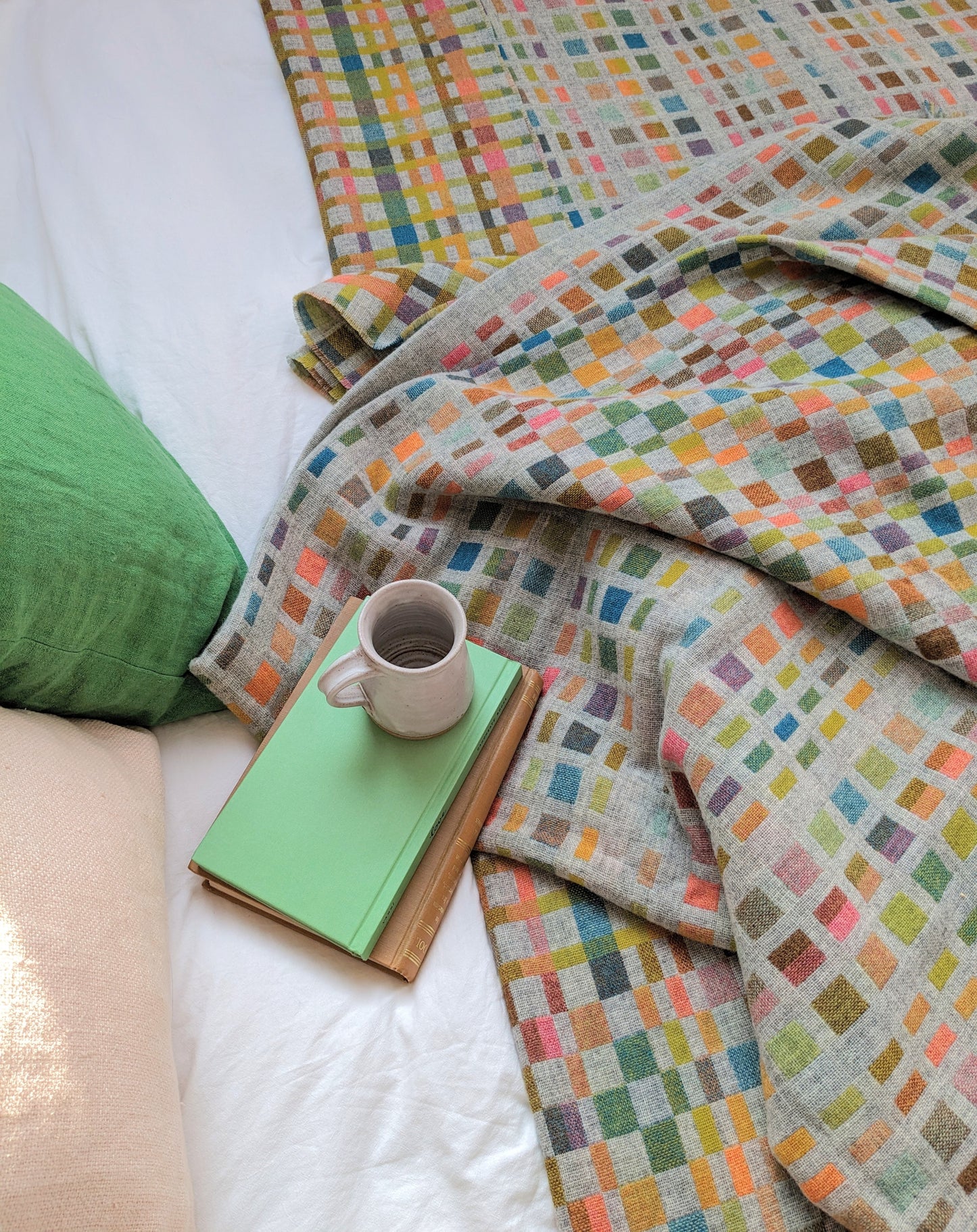 Morse Code LOVE Blanket by Holly Berry