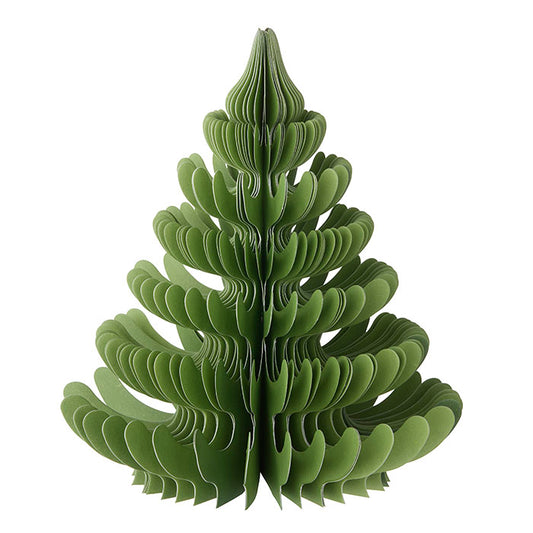 Honeycomb Paper Tree, Forest Green - 22cm - THE BRISTOL ARTISAN
