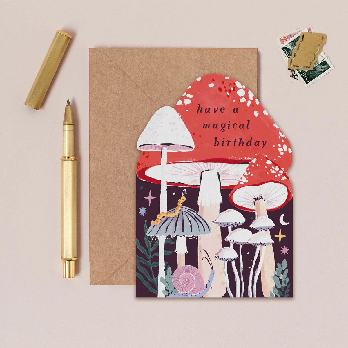 Mushroom Magic Birthday Card - THE BRISTOL ARTISAN