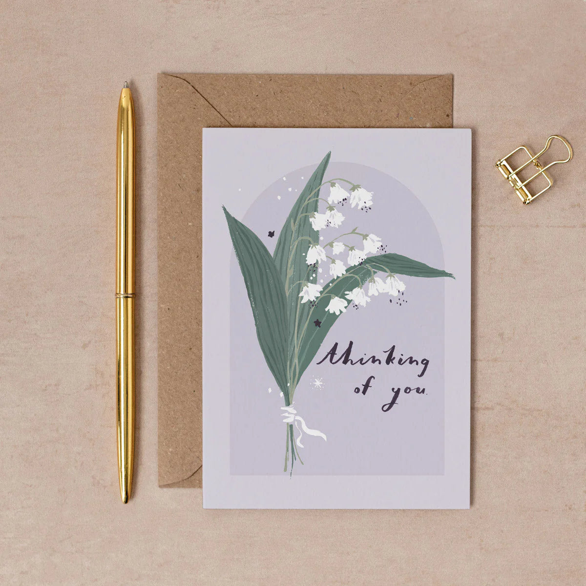 Thinking of You Flowers Card - THE BRISTOL ARTISAN