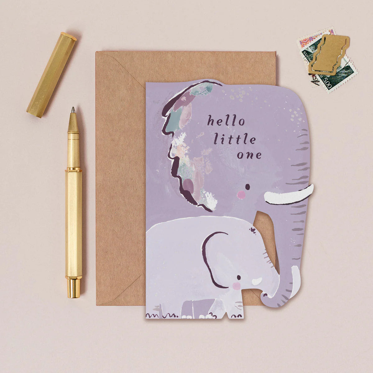 Elephant New Baby card - THE BRISTOL ARTISAN