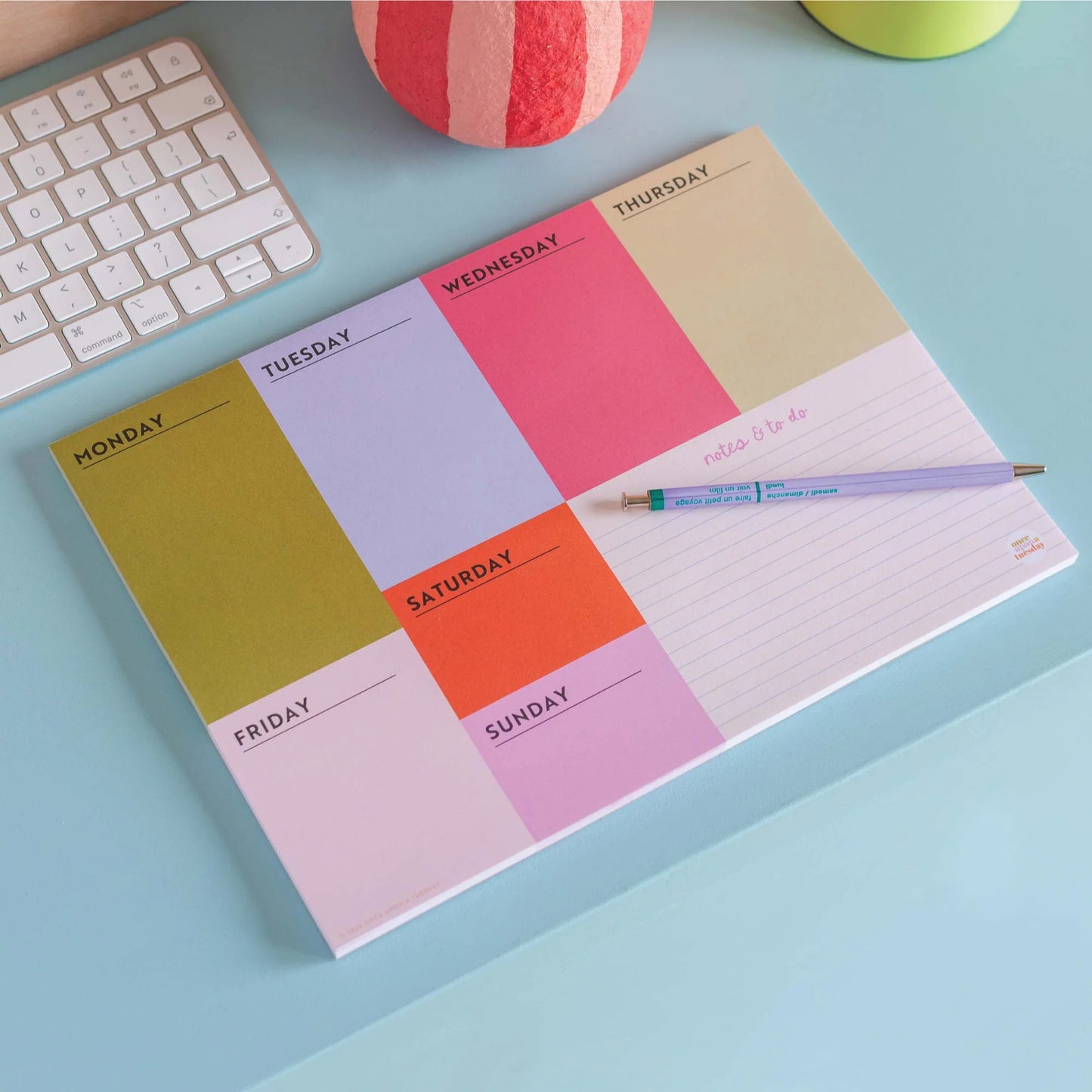A4 Weekly Planner Pad - THE BRISTOL ARTISAN