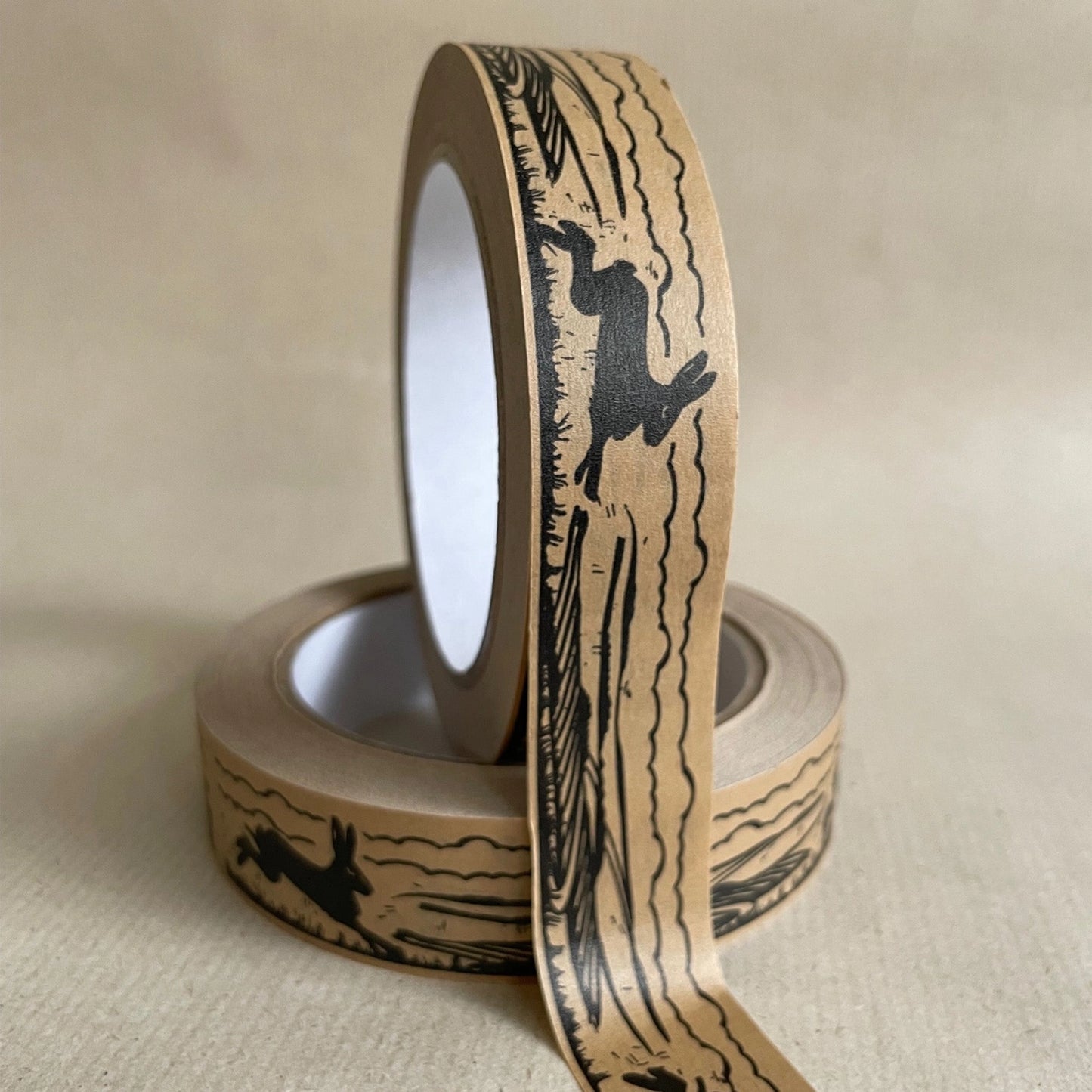 Kraft Paper Tape - Running Hare - THE BRISTOL ARTISAN