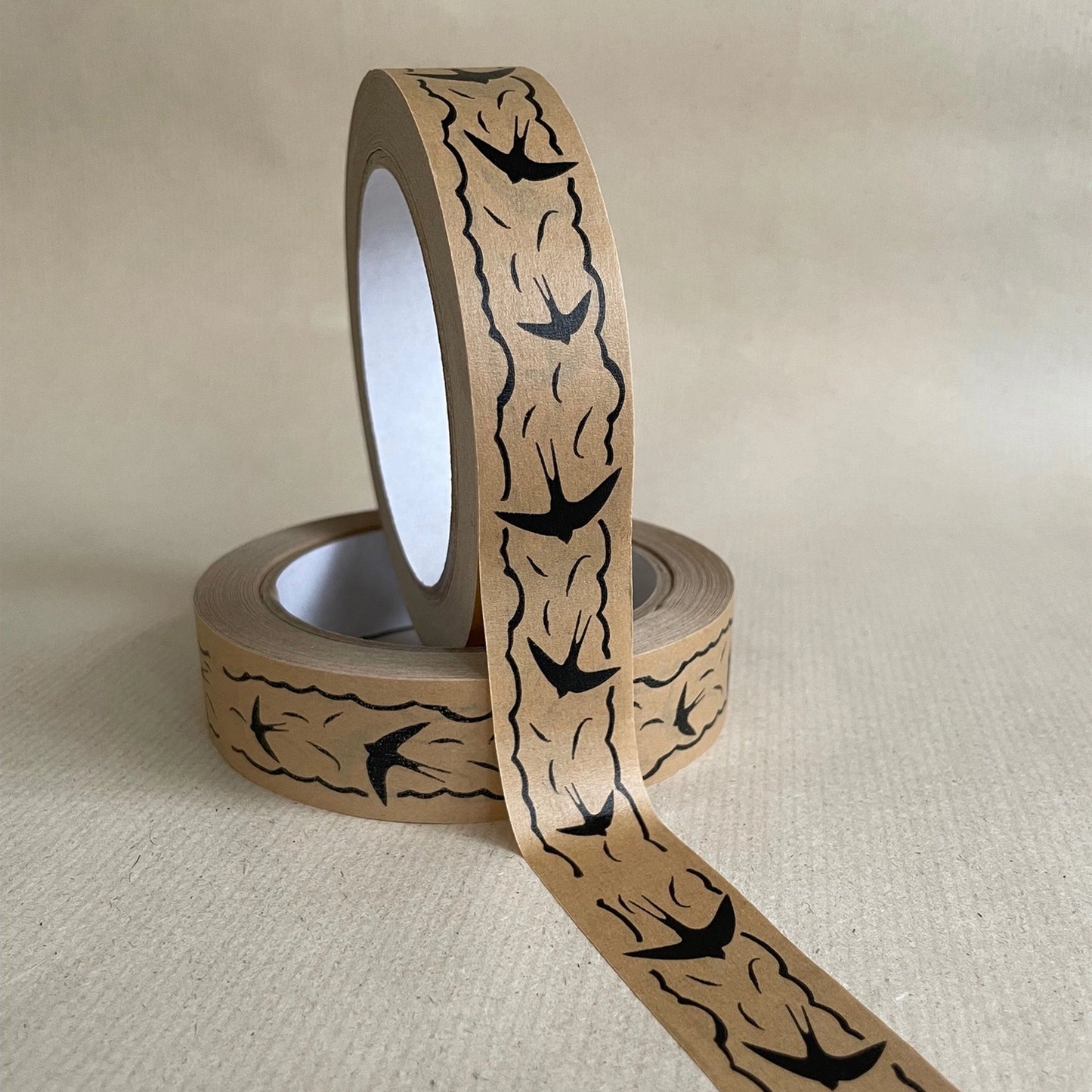 Kraft Paper Tape - Swallows in the Sky - THE BRISTOL ARTISAN