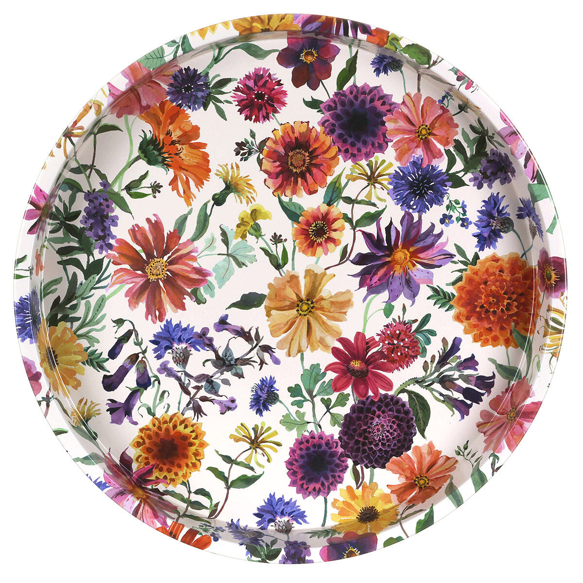 Garden Flowers Deep Well Tin Tray - THE BRISTOL ARTISAN