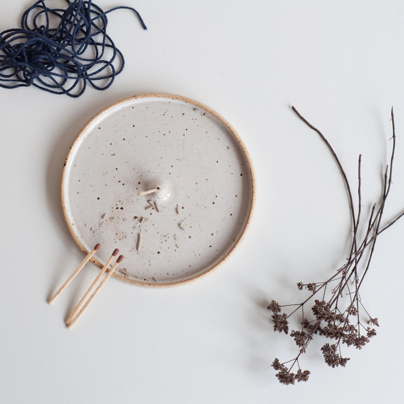 Speckled Incense Holder - THE BRISTOL ARTISAN