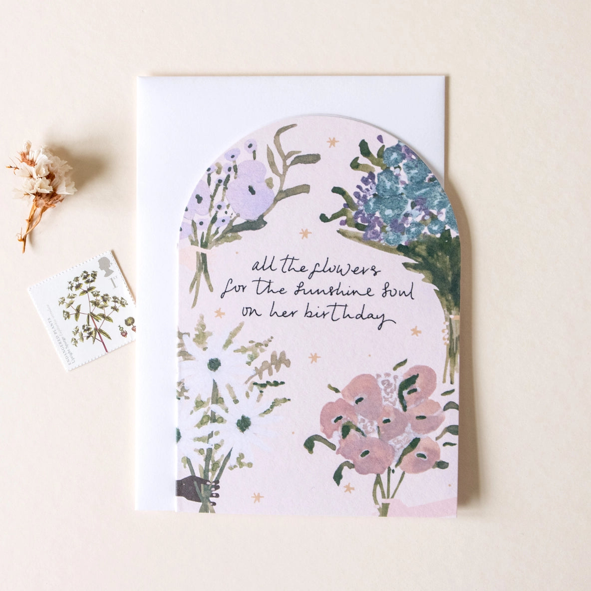 ‘Flowers for the Sunshine Soul’ Birthday Card - THE BRISTOL ARTISAN