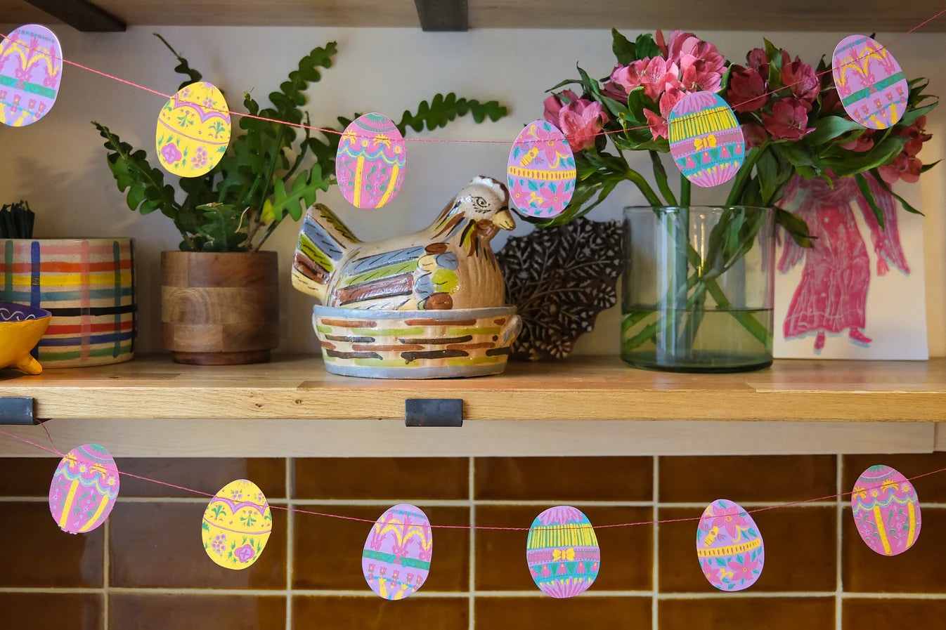 Easter Egg Sewn Garland - THE BRISTOL ARTISAN