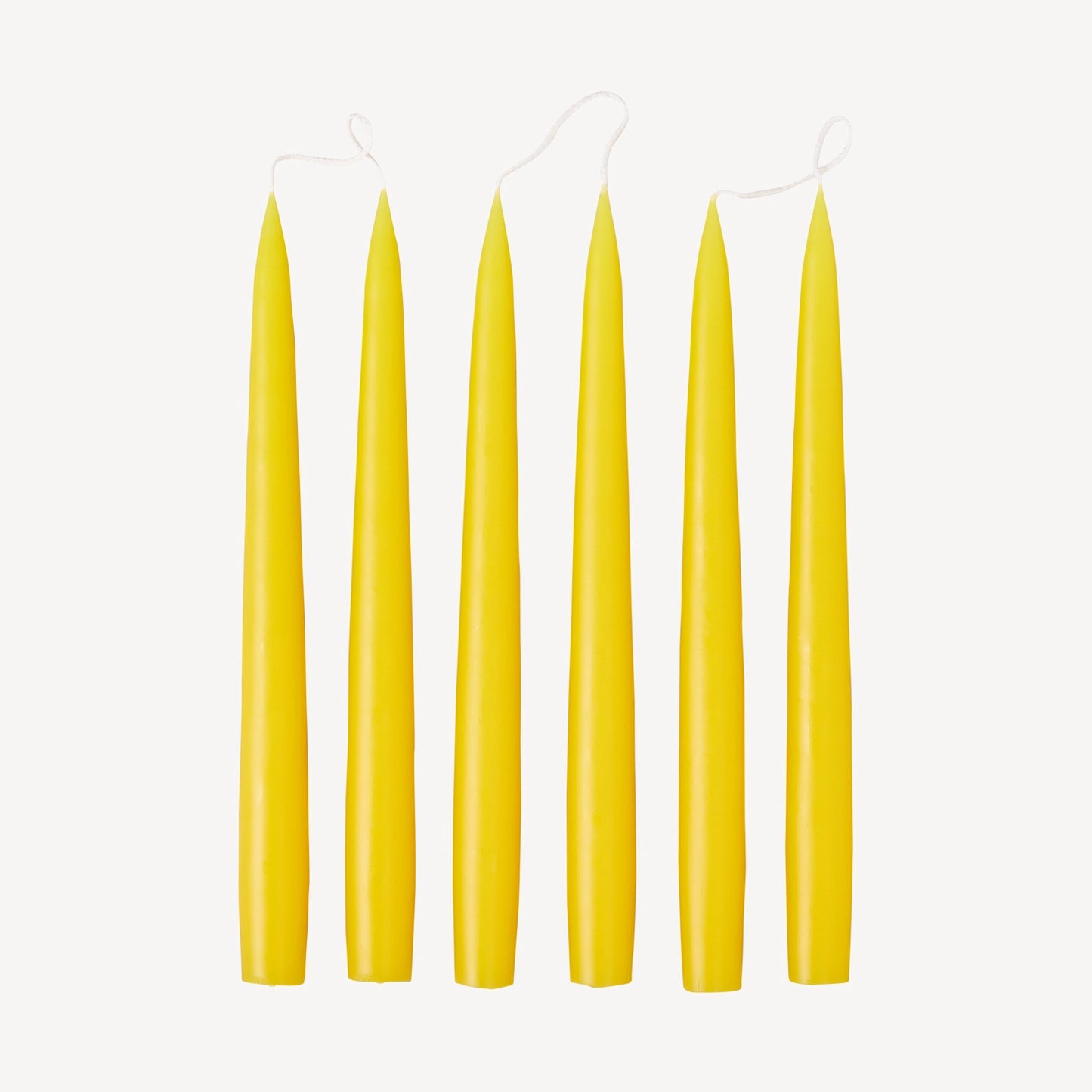 Lemon Taper Candles - Pair - THE BRISTOL ARTISAN