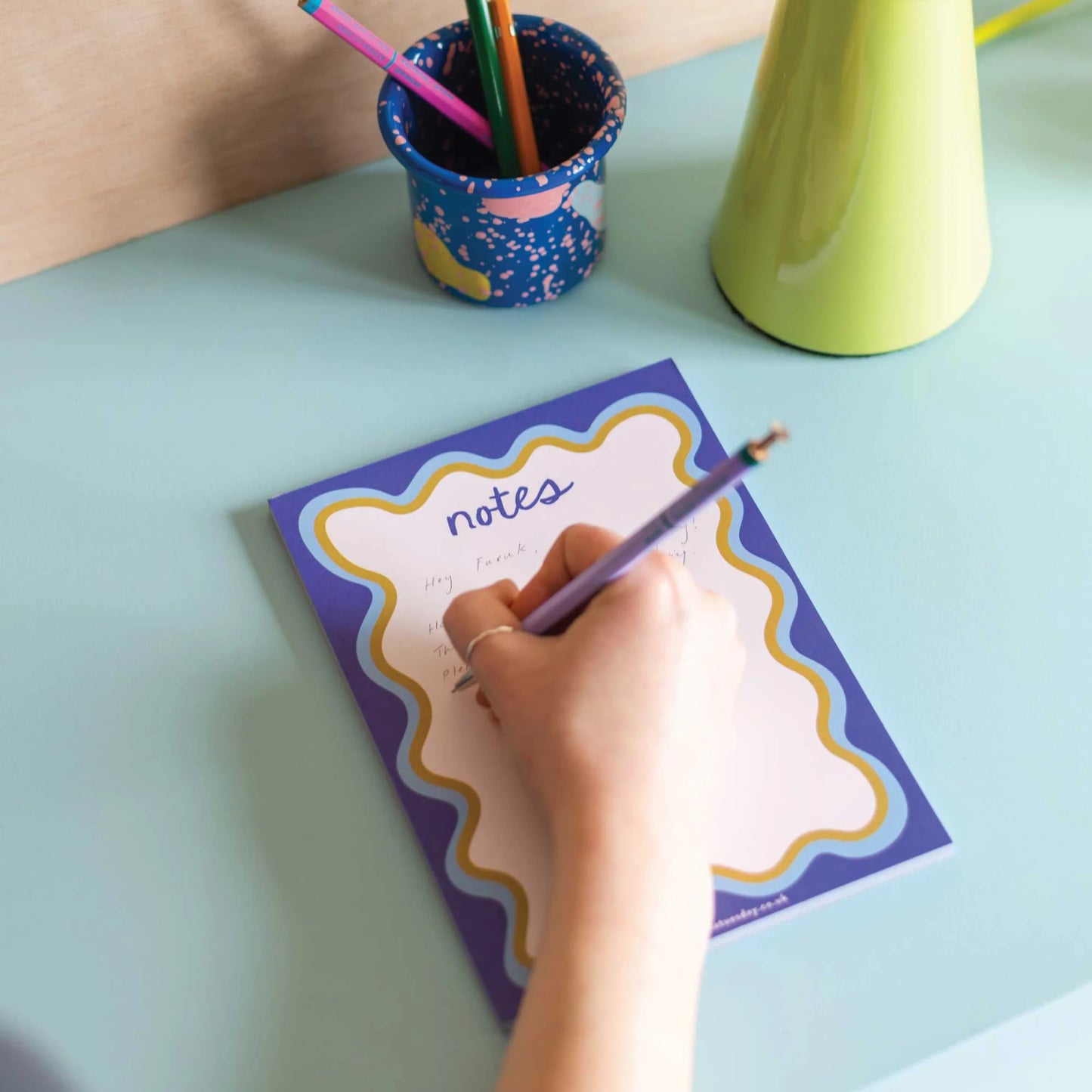 Blue Wave A5 Notepad - THE BRISTOL ARTISAN