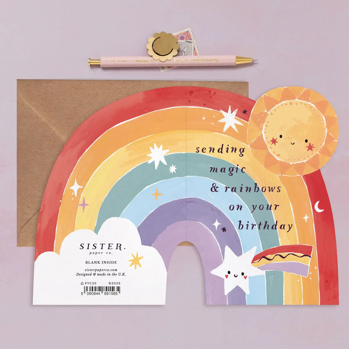 Rainbow Birthday Card - THE BRISTOL ARTISAN