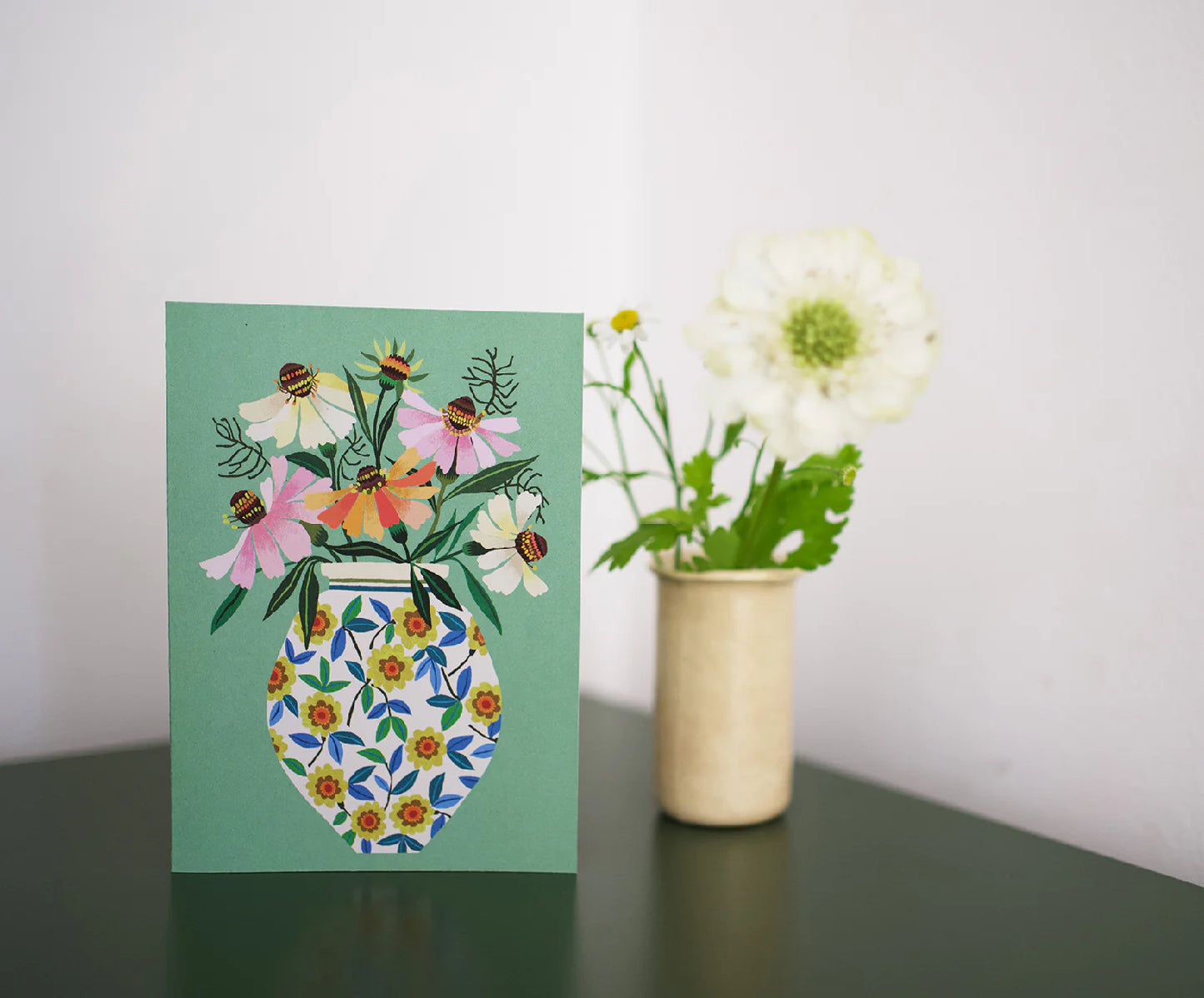 Spring Pot Greetings Card - THE BRISTOL ARTISAN
