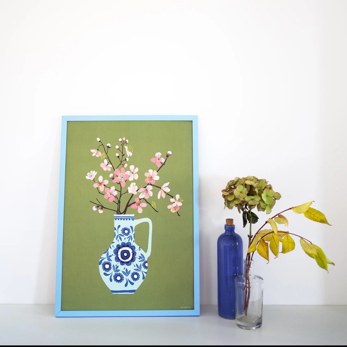 Brie Harrison Cherry Blossom A4 Print - THE BRISTOL ARTISAN
