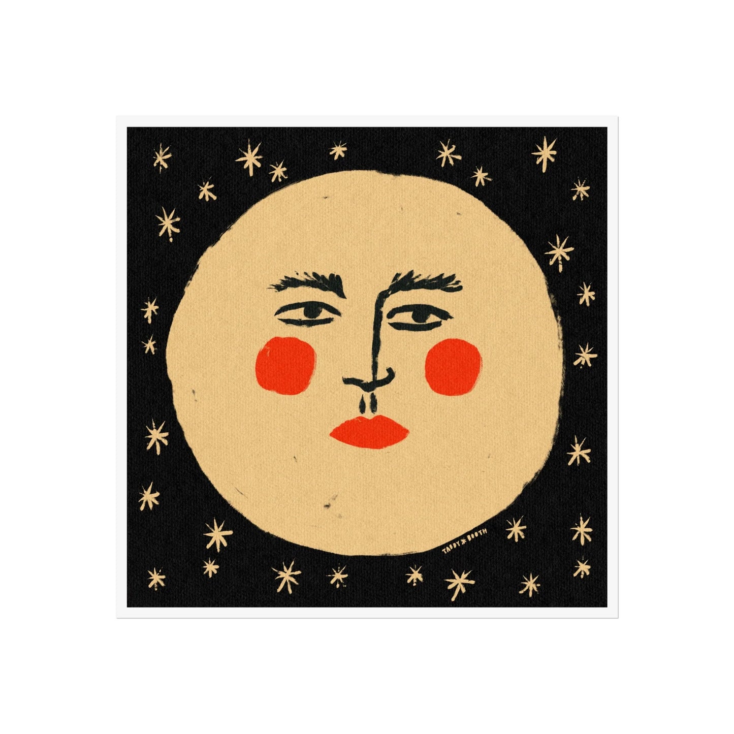 Tabby Booth ‘Moon’ Fine Art Print - 16” x 16” - THE BRISTOL ARTISAN