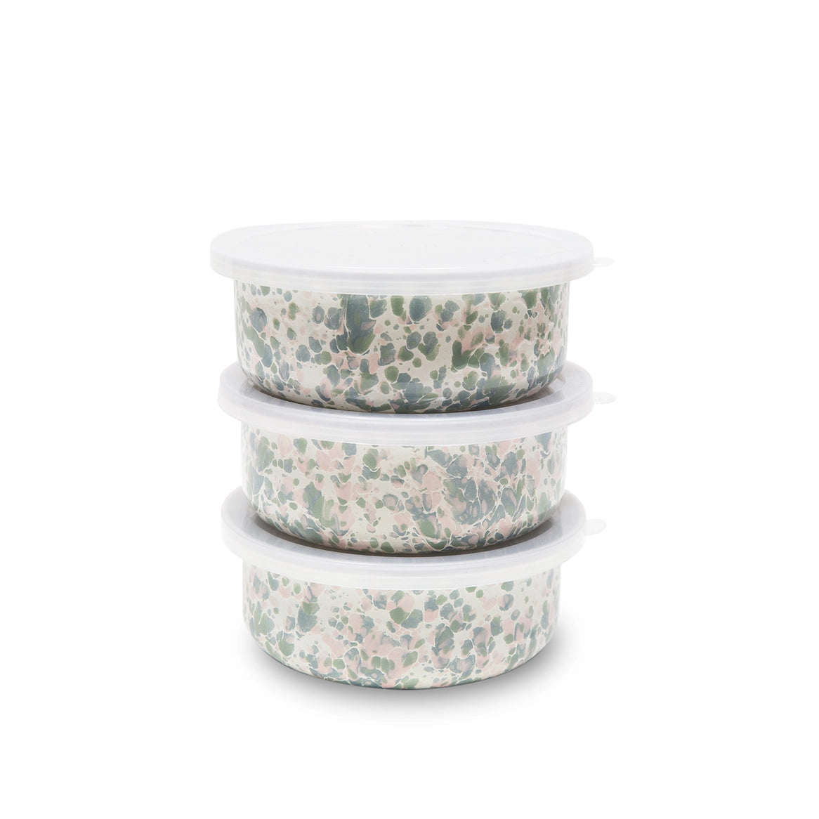 Catalina Splatter Enamel Storage Box