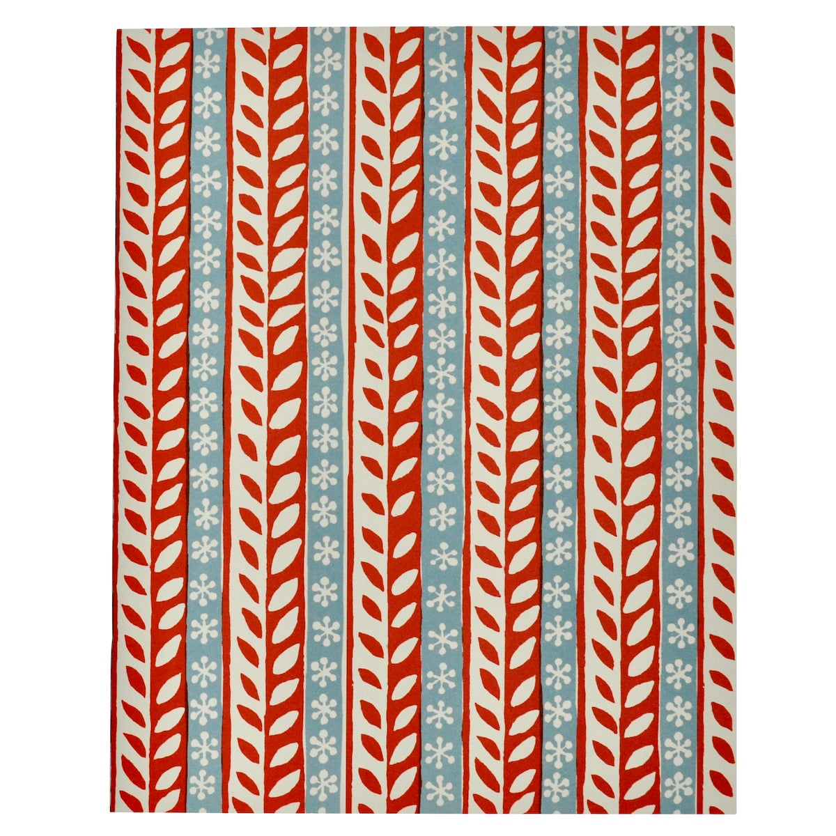 Exercise Book (Lined) - Merry Christmas Red and Blue