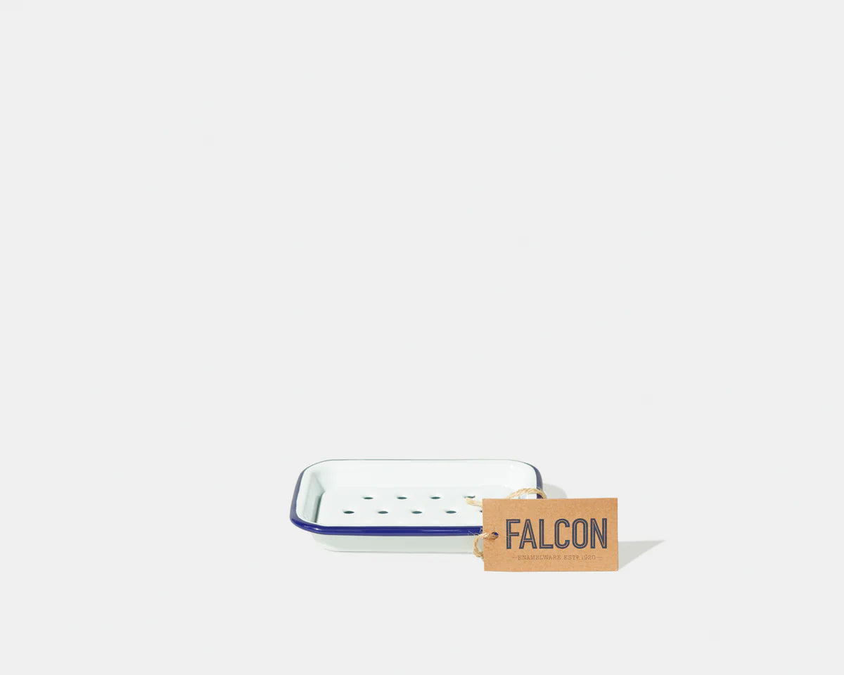 Falcon enamel Soap dish - THE BRISTOL ARTISAN