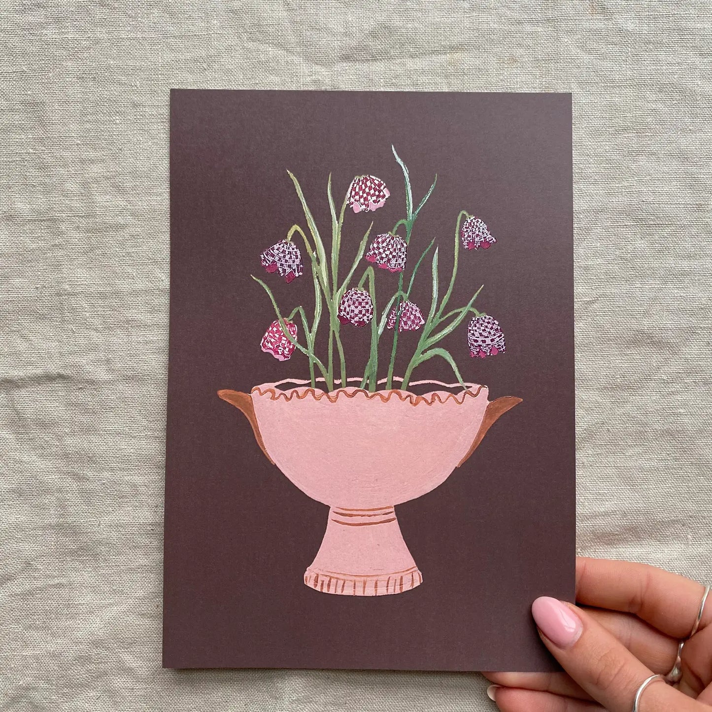 A5 Print - Fritillaria - THE BRISTOL ARTISAN