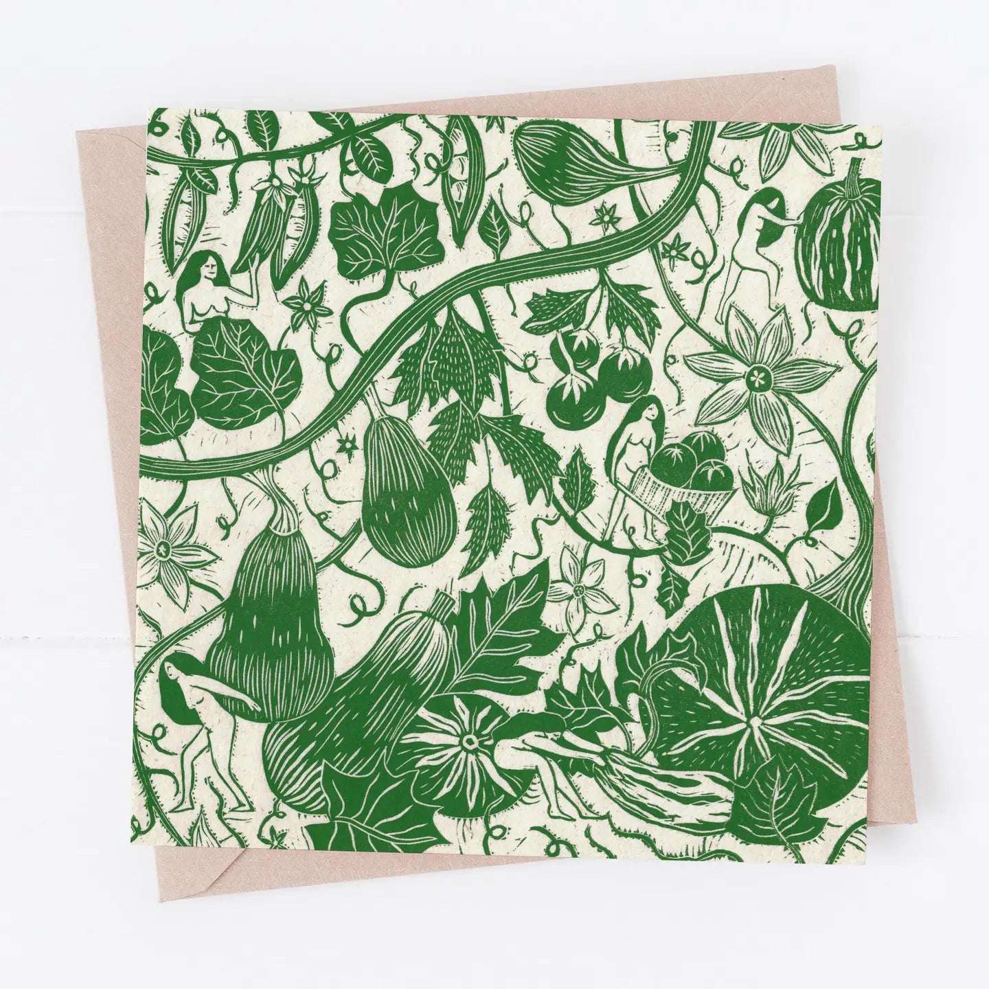 Pick of the Crop Card Gardening, Vegetables, Growing - THE BRISTOL ARTISAN