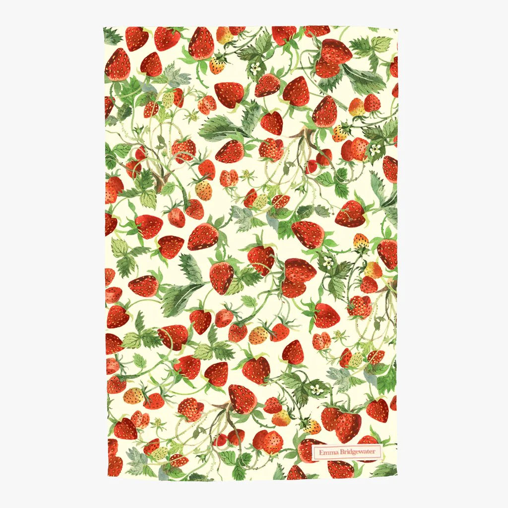 Strawberries Tea Towel - THE BRISTOL ARTISAN