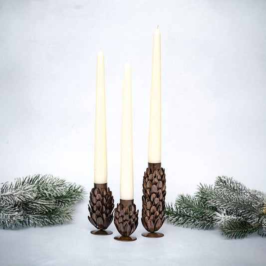 Strobilus Candlestick Holder - THE BRISTOL ARTISAN