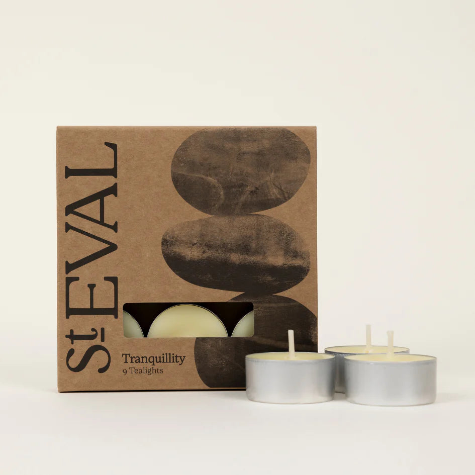 Tranquility tealights - box of 9 - THE BRISTOL ARTISAN