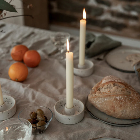 Dinner candle -  Ivory - THE BRISTOL ARTISAN