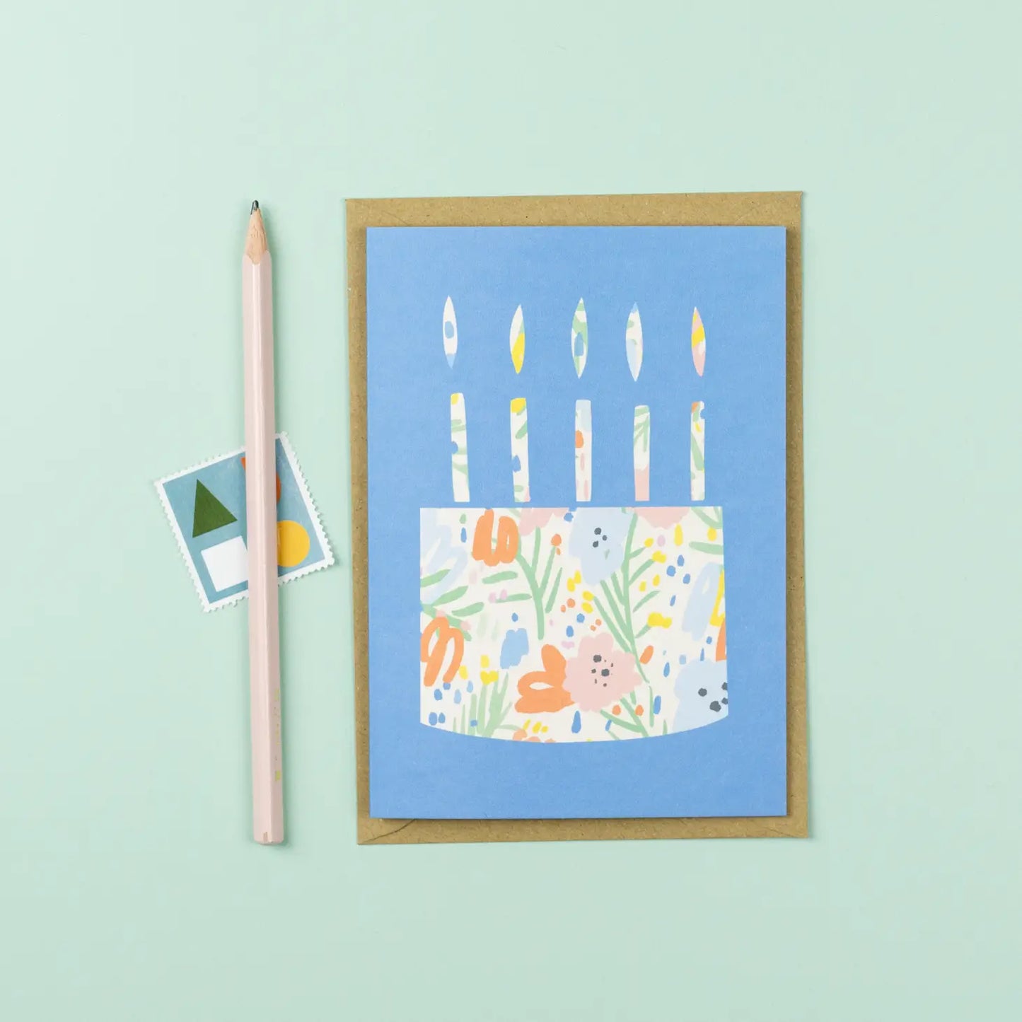Birthday Cake Card - THE BRISTOL ARTISAN