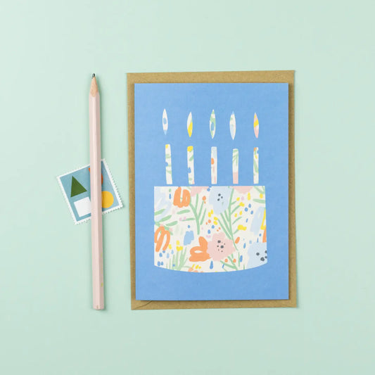 Birthday Cake Card - THE BRISTOL ARTISAN