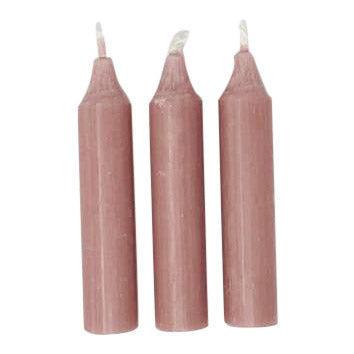 Bundle of five candles - old rose - The Bristol Artisan Handmade Sustainable Gifts and Homewares.