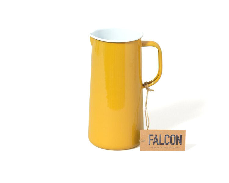 Enamel 3 pint jug, mustard yellow - THE BRISTOL ARTISAN