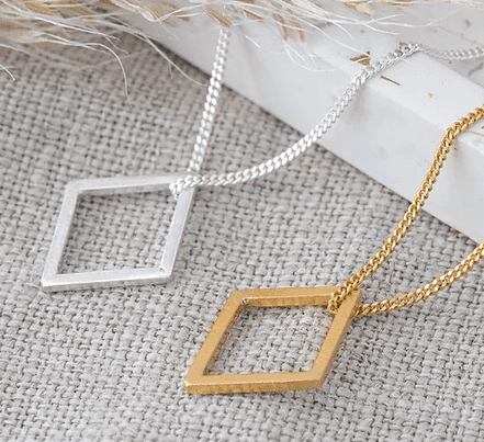 Small diamond necklace - gold - THE BRISTOL ARTISAN