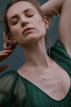 Mini meteorite necklace - gold - THE BRISTOL ARTISAN