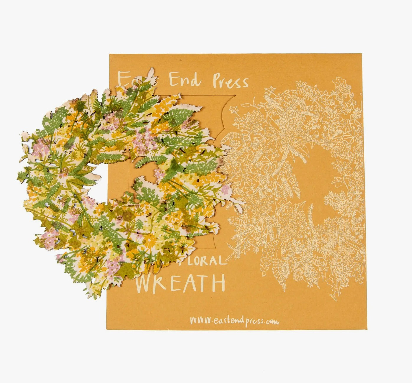 Spring Floral Wooden Wreath - THE BRISTOL ARTISAN