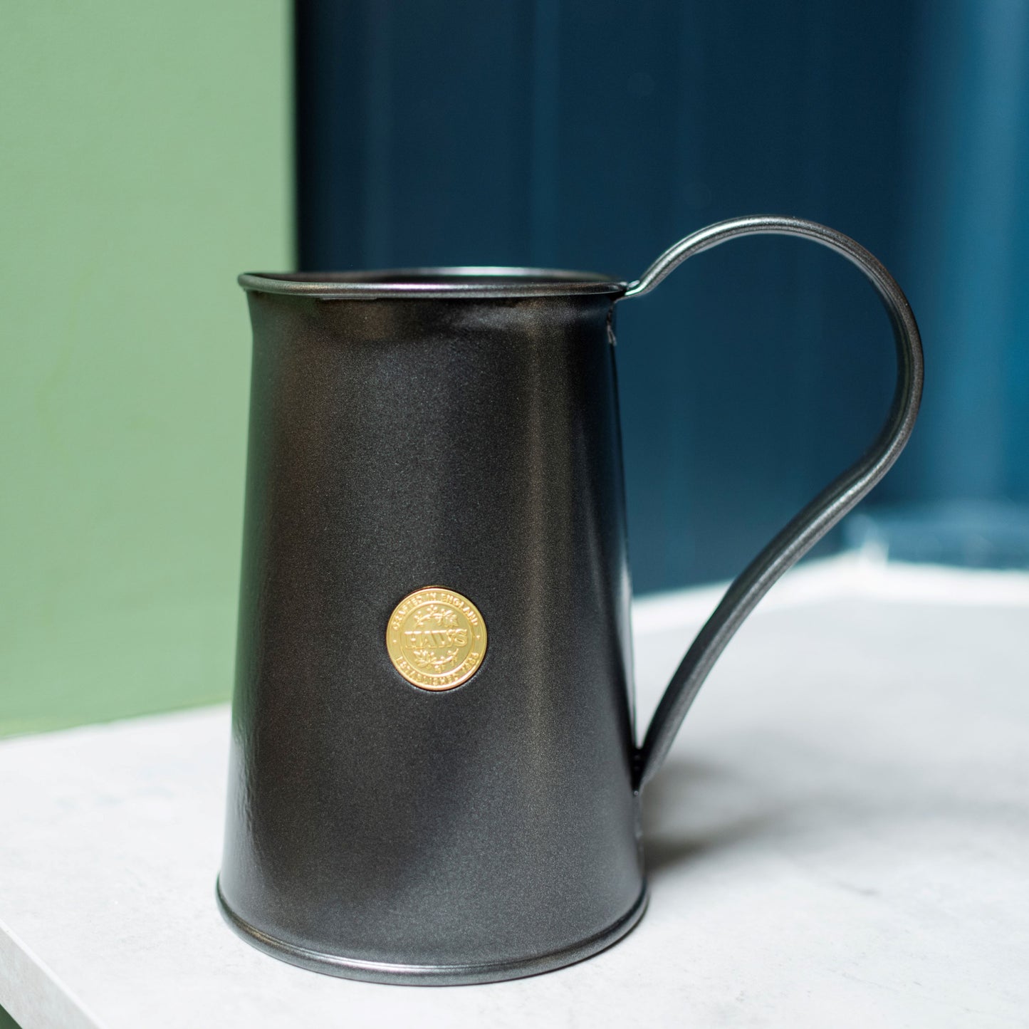 Haws Metal jug - Graphite - 3 Pint - The Bristol Artisan Handmade Sustainable Gifts and Homewares.