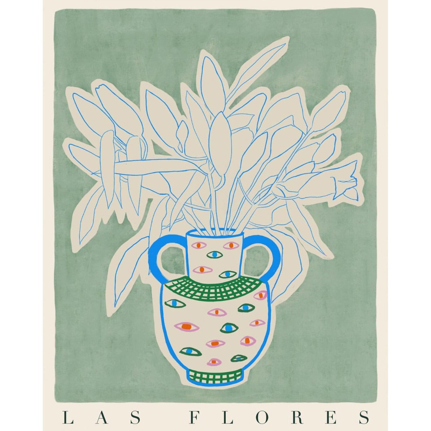 Sale - Flores 5 print - THE BRISTOL ARTISAN