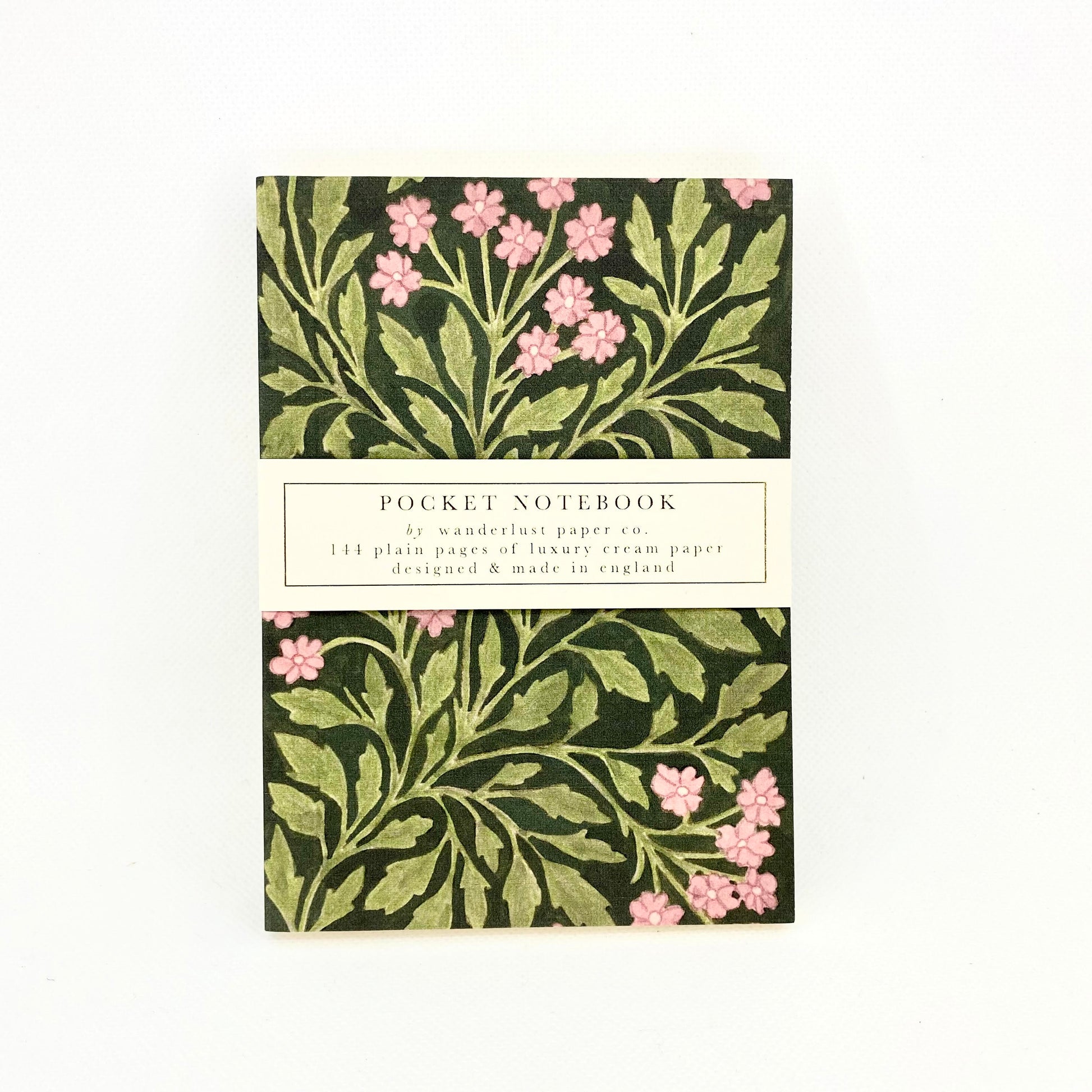 A6 Green flora Notebook - THE BRISTOL ARTISAN