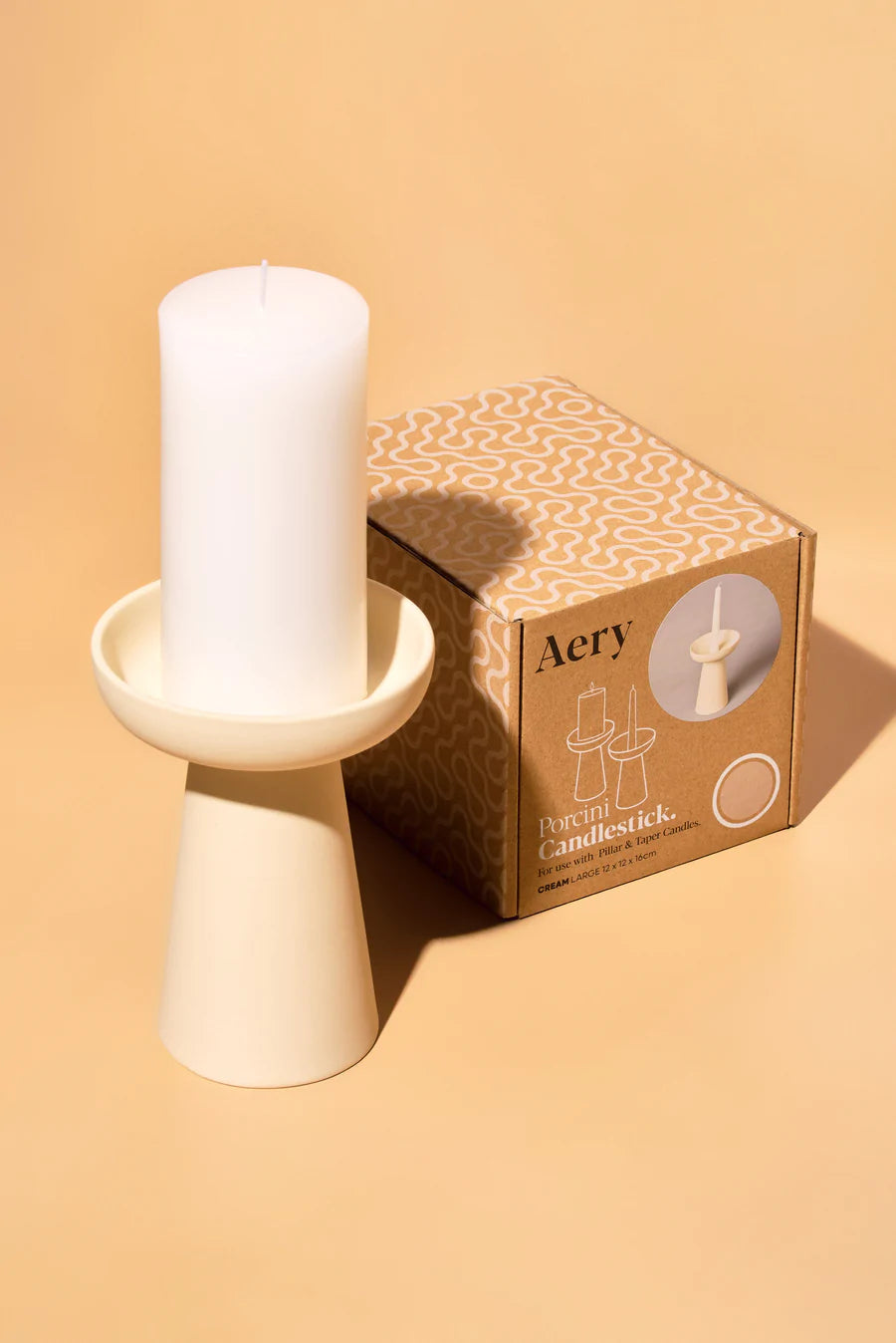 Porcelain taper candlestick holder - The Bristol Artisan Handmade Sustainable Gifts and Homewares.