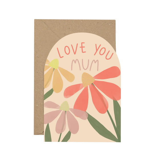 ‘Love you Mum’ Plewsy card - THE BRISTOL ARTISAN