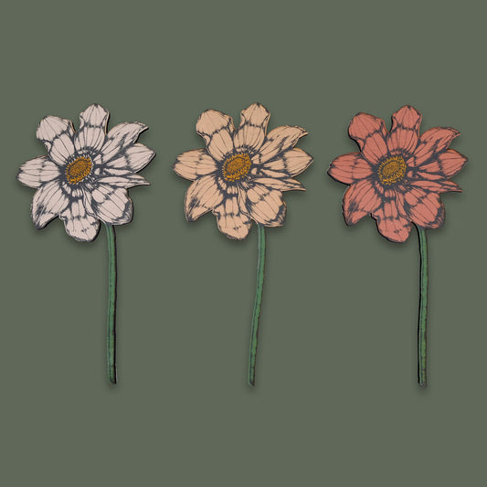 Dahlia Wooden Flower Decoration - THE BRISTOL ARTISAN