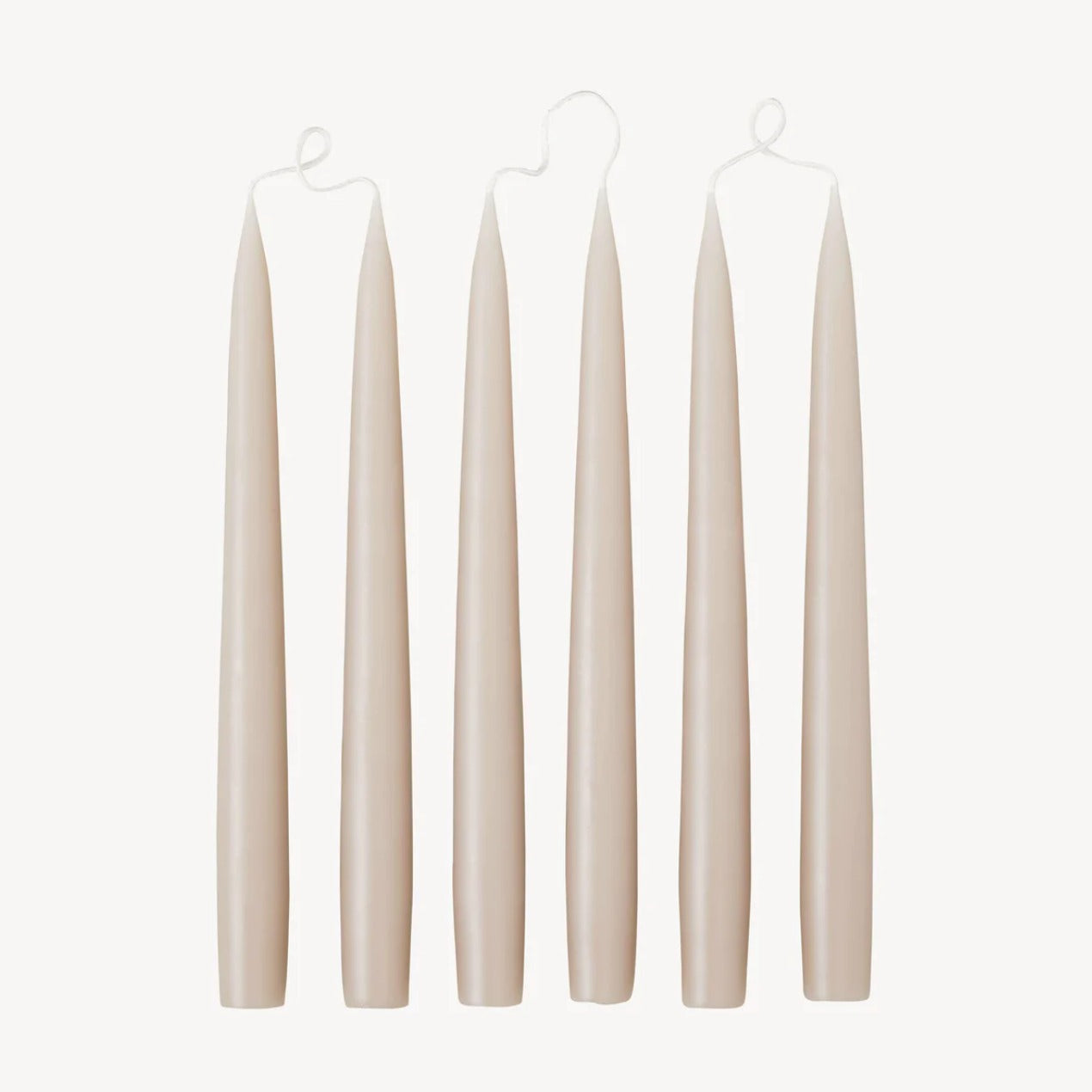 Latte taper candles - pair - THE BRISTOL ARTISAN
